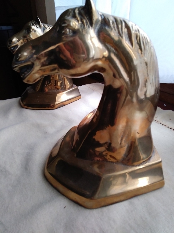 Brass Horse Heads