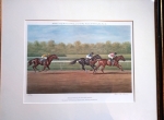 Lithograph 'Affirmed Defeating The 1979 Classic Winners'