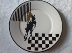 Mikasa Vintage Polo Player Fine China Charger 12'