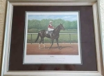 Richard Stone Reeves Lithograph, Champion Filly Ruffian, Signed/Numbered