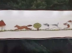 Crown Staffordshire Hunting Scene Mint Tray, Equestrian Scene