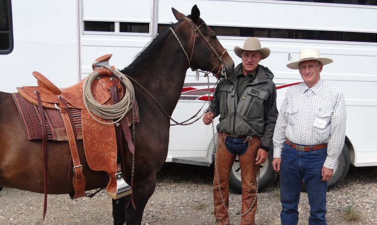 Buck Brannaman has been a large part of Frecker’s Saddlery success.
