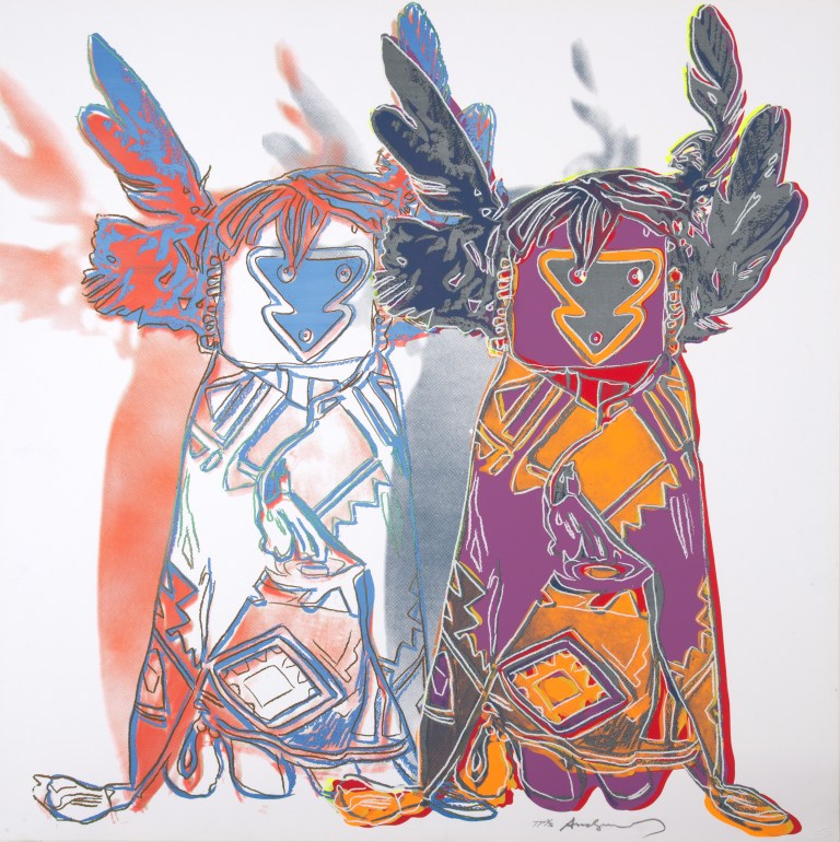 Andy Warhol, Cowboys and Indians: Kachina Dolls, 1986 The Andy Warhol Museum, Pittsburgh; Founding Collection, Contribution The Andy Warhol Foundation for the Visual Arts, Inc. 1998.1.2494.9