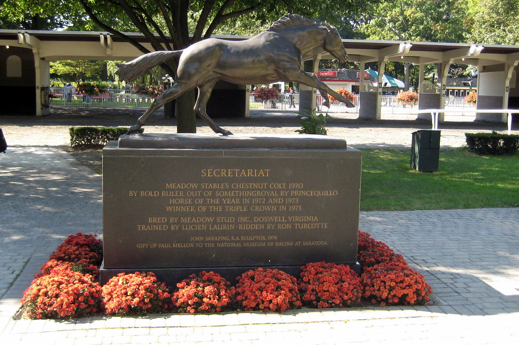 Statue of Secretariat Long Island: Belmont Park (Photo courtesy of Wally Gobetz on Flickr)