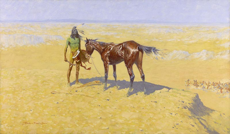 Frederic Remington (1861-1909) Ridden Down, 1905–1906 Oil on canvas Amon Carter Museum, Fort Worth, Texas, Amon G. Carter Collection