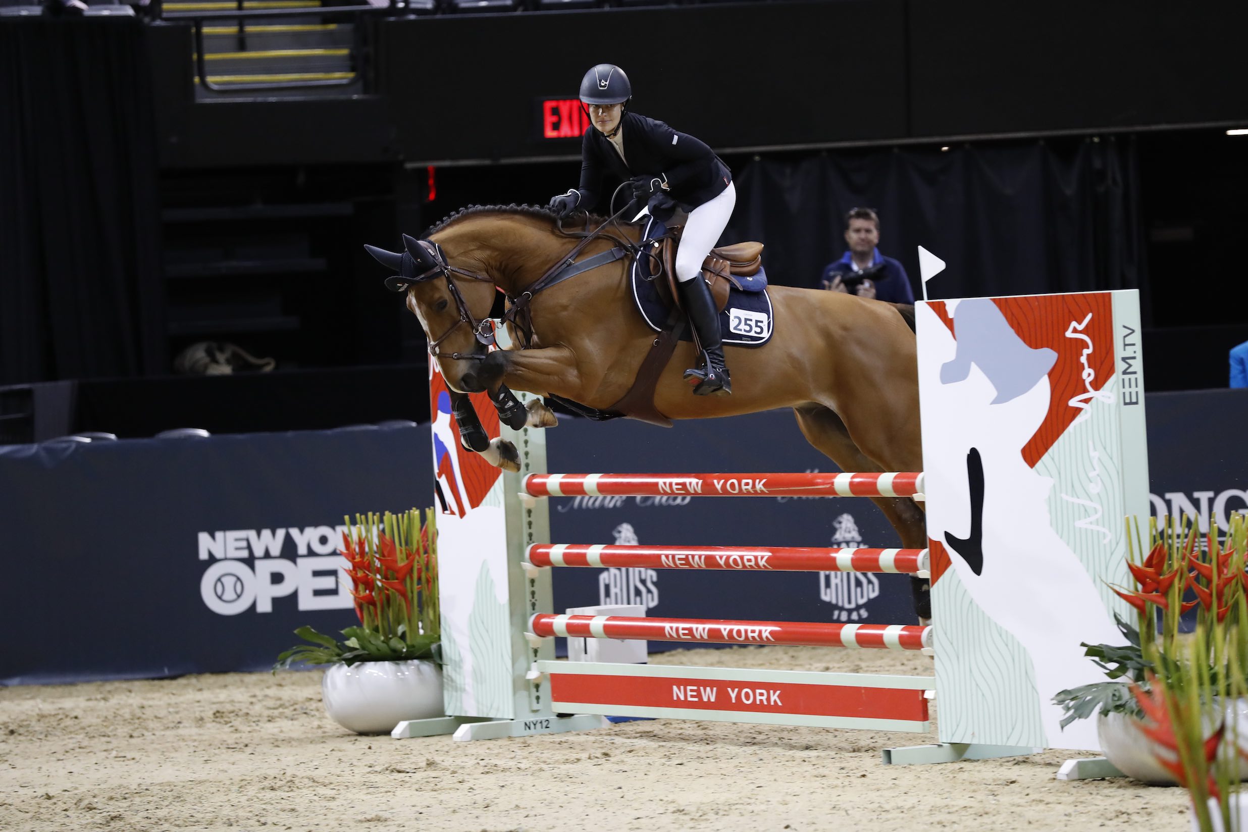 Ariana Rockefeller at the Longines Masters of New York - Credit WorldRedEye for EEM