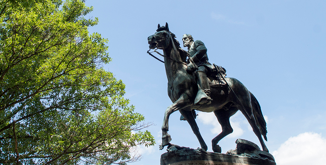 Stonewall Jackson on Little Sorrel by Charles Keck, Charlottesville, photo courtesy of C-ville.com